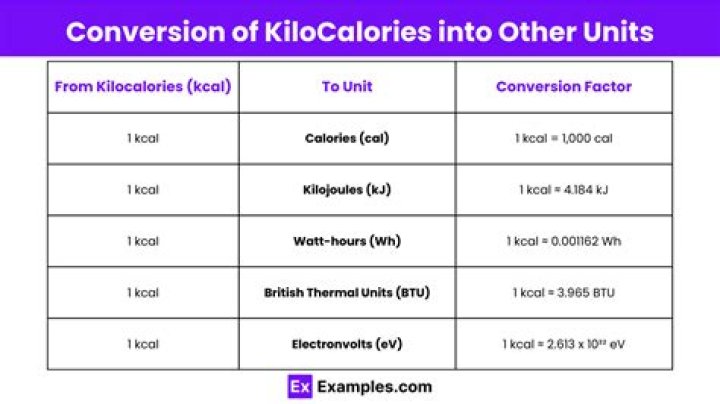 What is a kJ equal to?