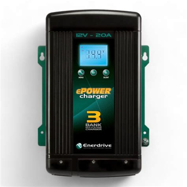 What is a multistage battery charger?