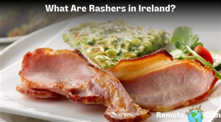 What is a rasher in Irish?