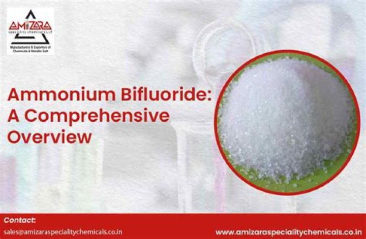 What is ammonium bifluoride used for?