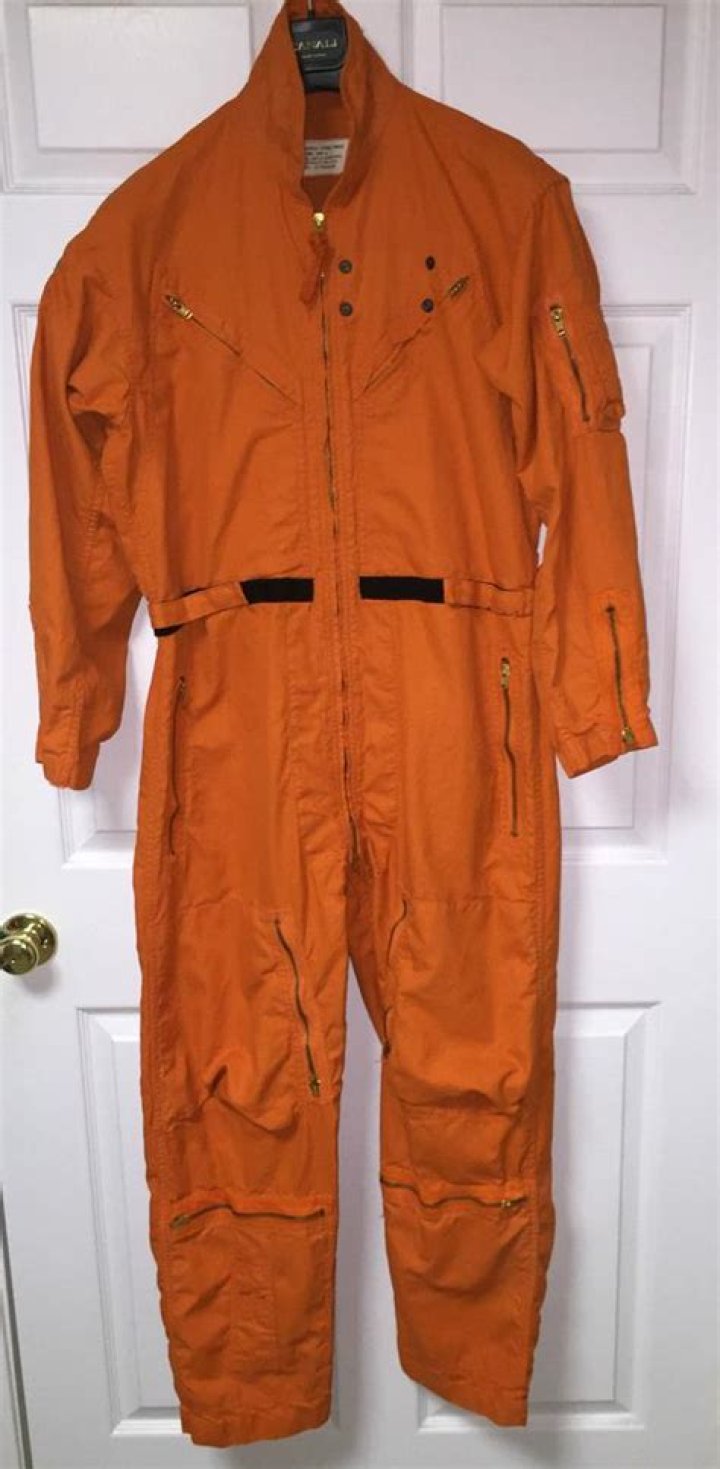 What is an orange flight suit?