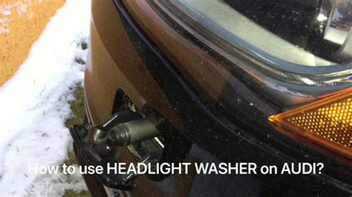 What is Audi headlight washer system?