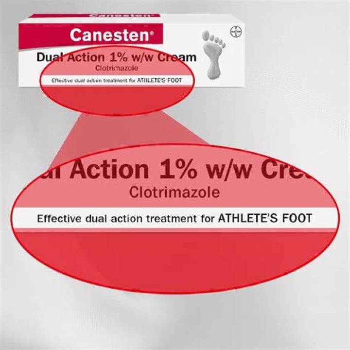 What is canesten dual action cream used for?