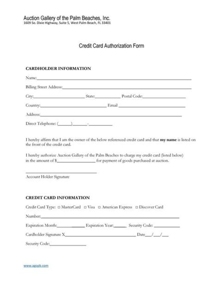 What is CC authorization?