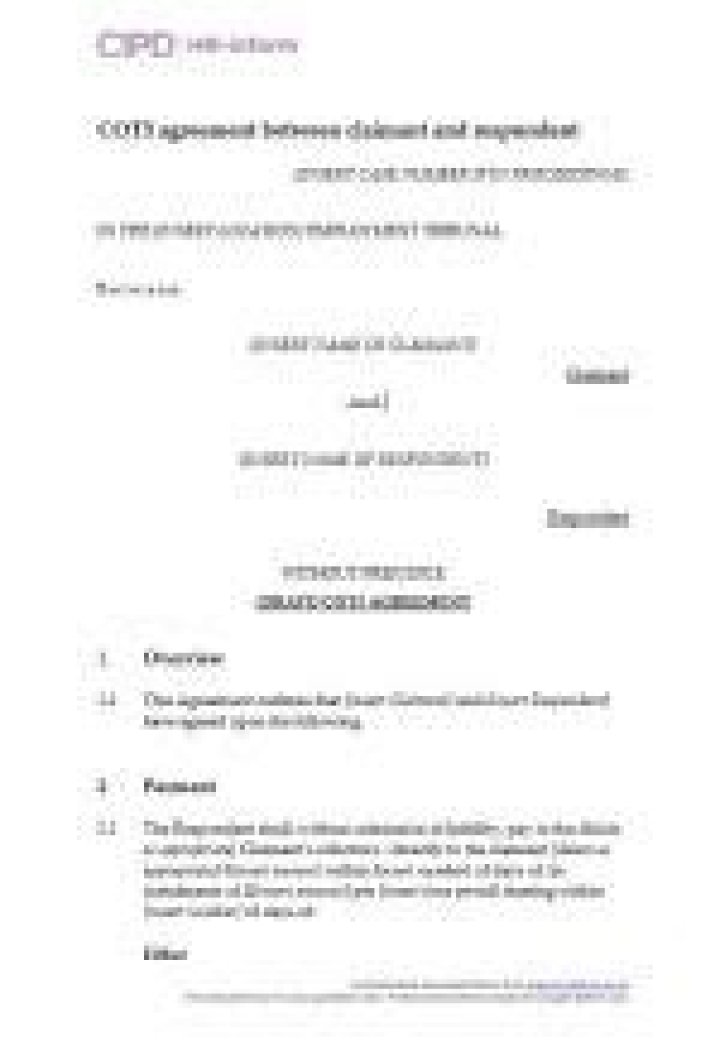 What is COT3 wording?