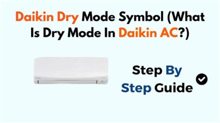 What is dry mode symbol in AC?