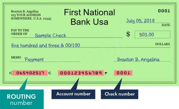 What is First National bank code?