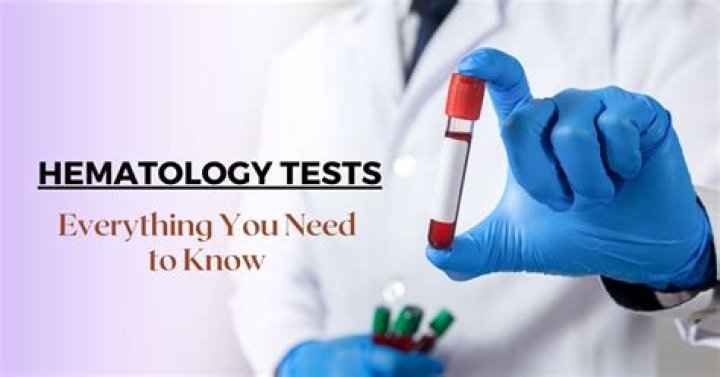 What is hematology testing?