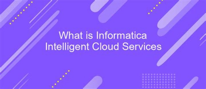 What is Informatica intelligent cloud services?