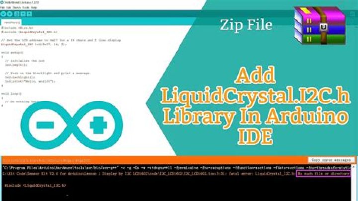 What is LiquidCrystal_I2C library?