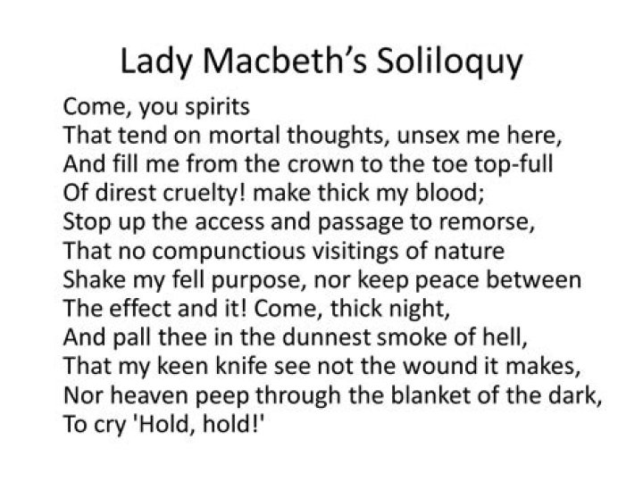 What is Macbeth most famous soliloquy?