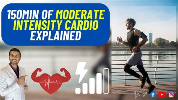 What is moderate to high intensity cardio?