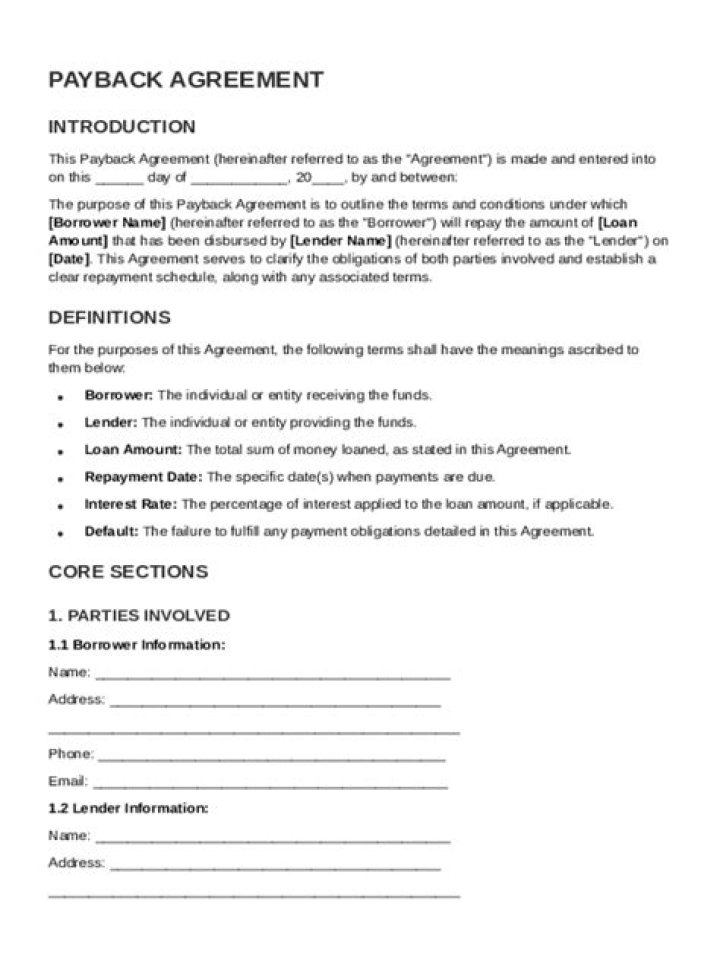 What is NIH payback agreement?