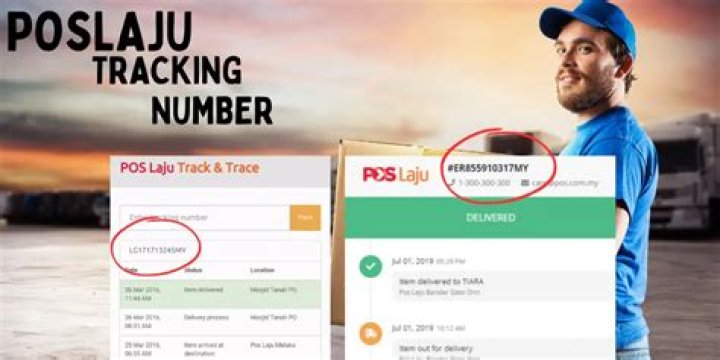 What is Poslaju tracking number?
