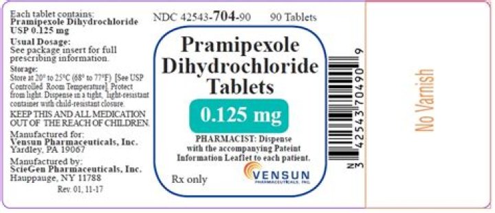 What is pramipexole dihydrochloride monohydrate used for?