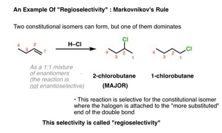 What is regioselectivity with example?
