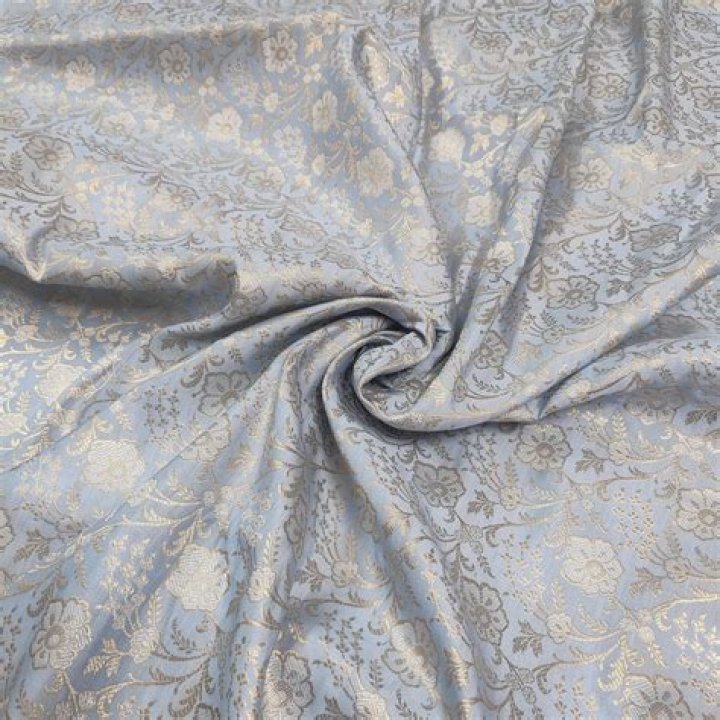 What is silk brocade?