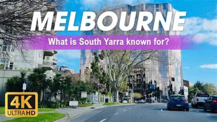 What is South Yarra known for?