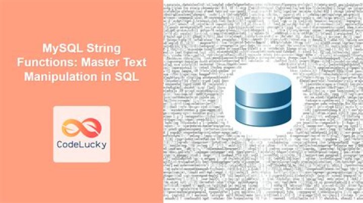 What is string manipulation in SQL?