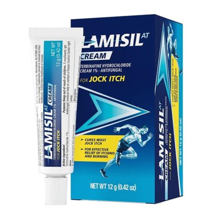 What is the active ingredient in Lamisil cream?