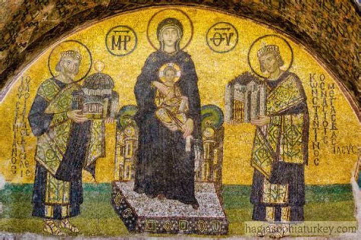What is the artwork of Hagia Sophia?