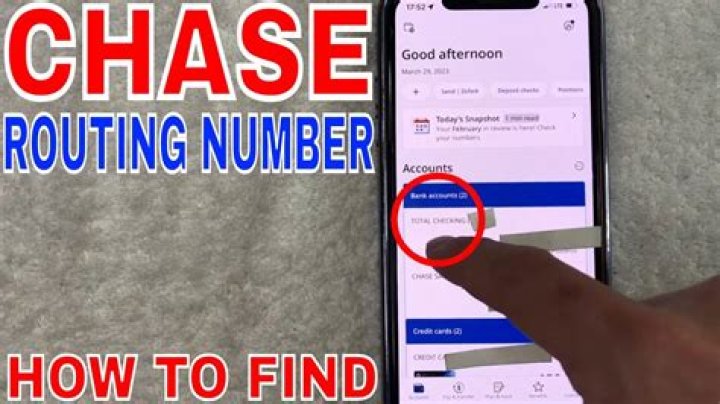 What is the bank routing number for Chase Bank?