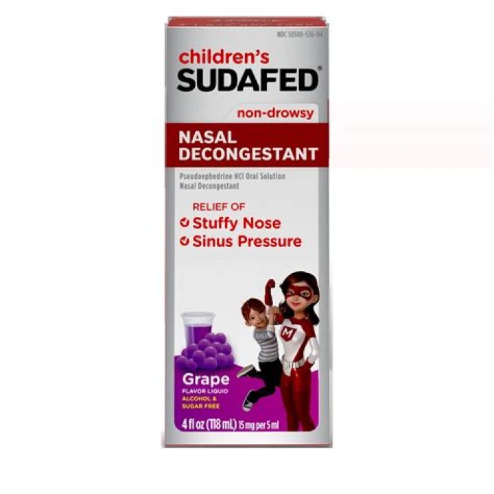 What is the best OTC decongestant for a child?