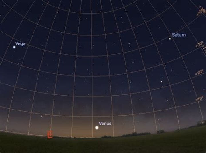 What is the bright star in the early morning eastern sky?