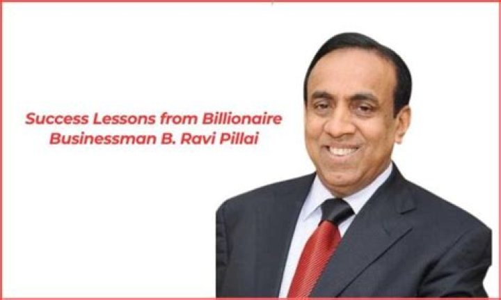 What is the business of Ravi Pillai?