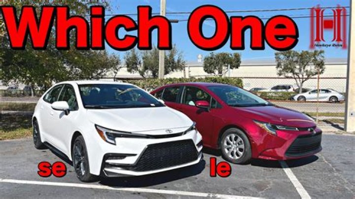 What is the difference between Corolla LE and S Plus?