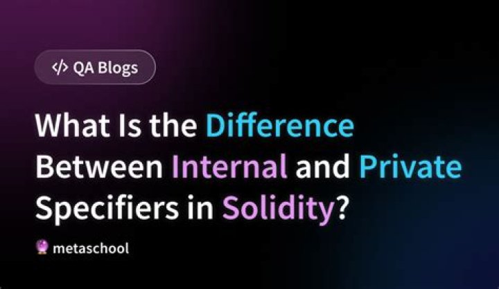 What is the difference between internal and private?