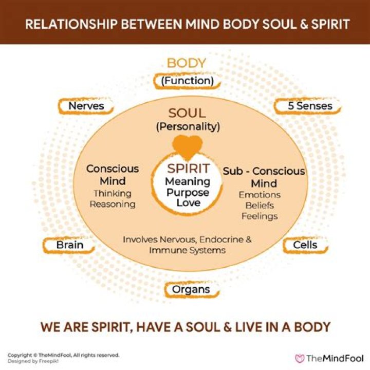 What is the difference between soul and spirit and mind?