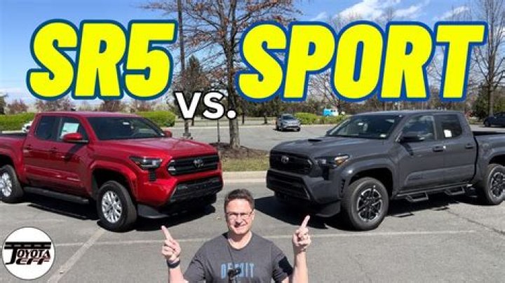What is the difference between Tacoma sport and SR5?