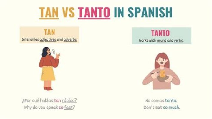 What is the difference between Tan and Tantos?