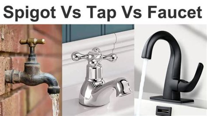What is the difference between tap and faucet?