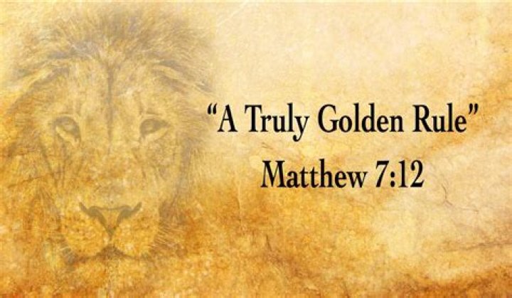 What is the Golden Rule Matthew 7 12?