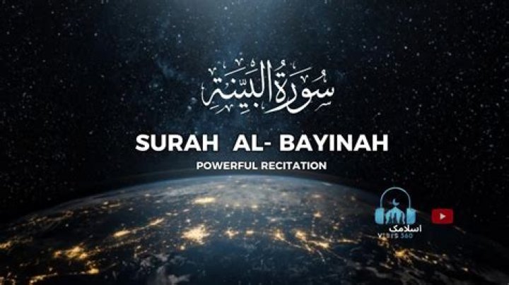 What is the meaning of Surah Al bayyinah?