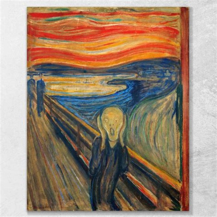 What is the medium of The Scream?