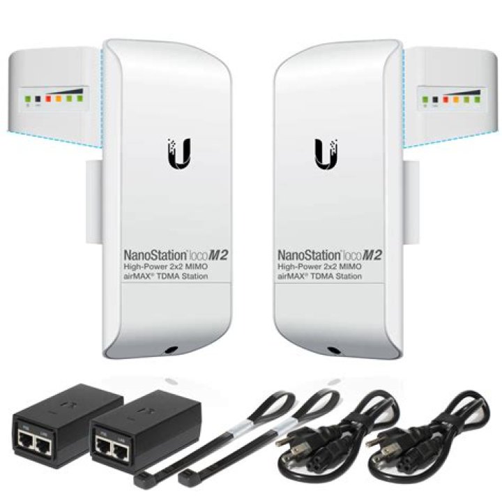 What is the range of NanoStation Loco M2?