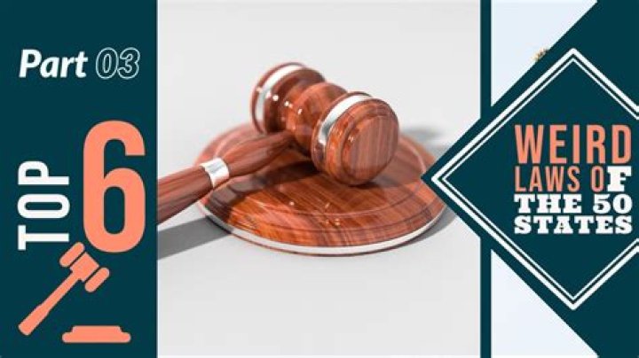 What is the strangest law in California?