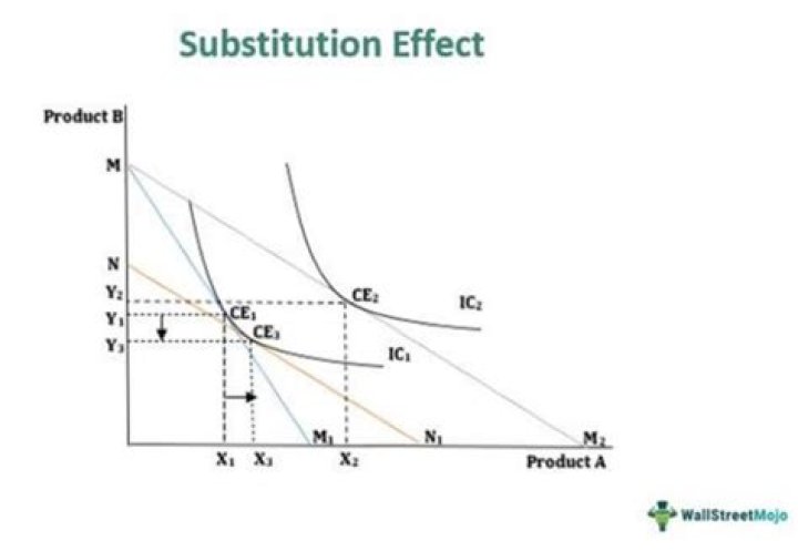 What is the substitution effects of a price change?
