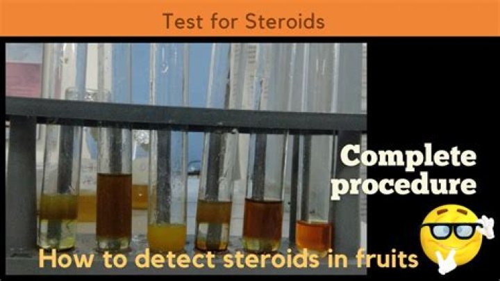 What is the test for steroids?