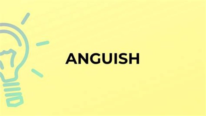 What is the word meaning anguish?