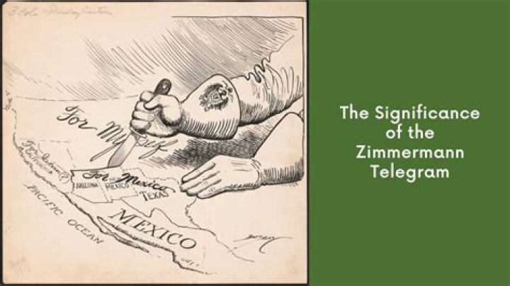 What is the Zimmerman note and why is it important?