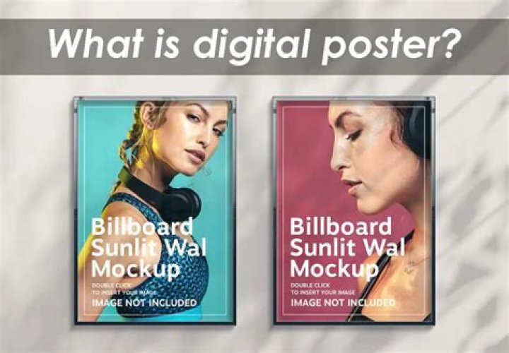 What is video poster in HTML?