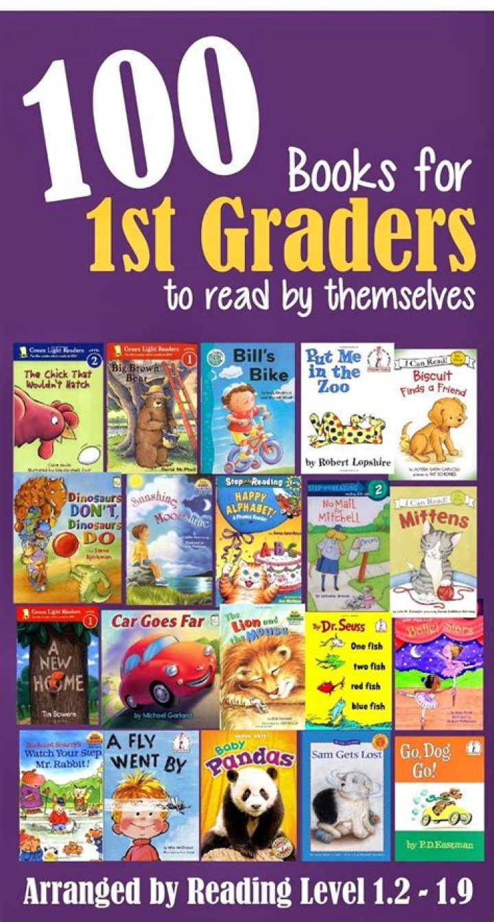 What kind of books do 1st graders read?