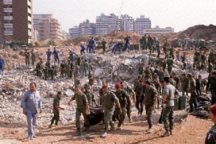 What Marine units were in Beirut Lebanon?