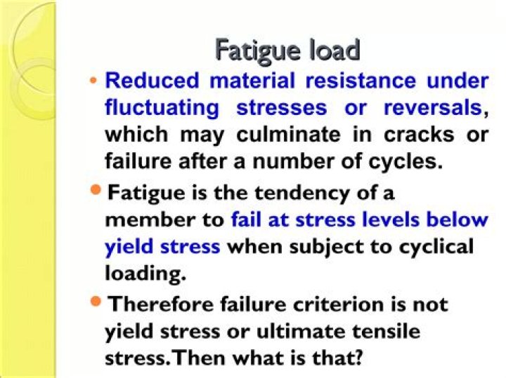 What metal is fatigue?
