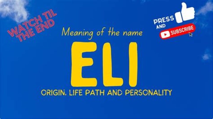 What name starts with Eli?