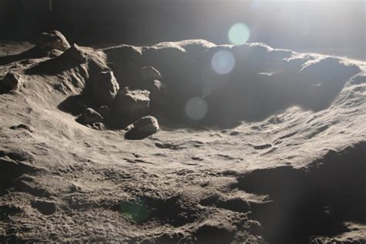 What objects can be found on the Moon?